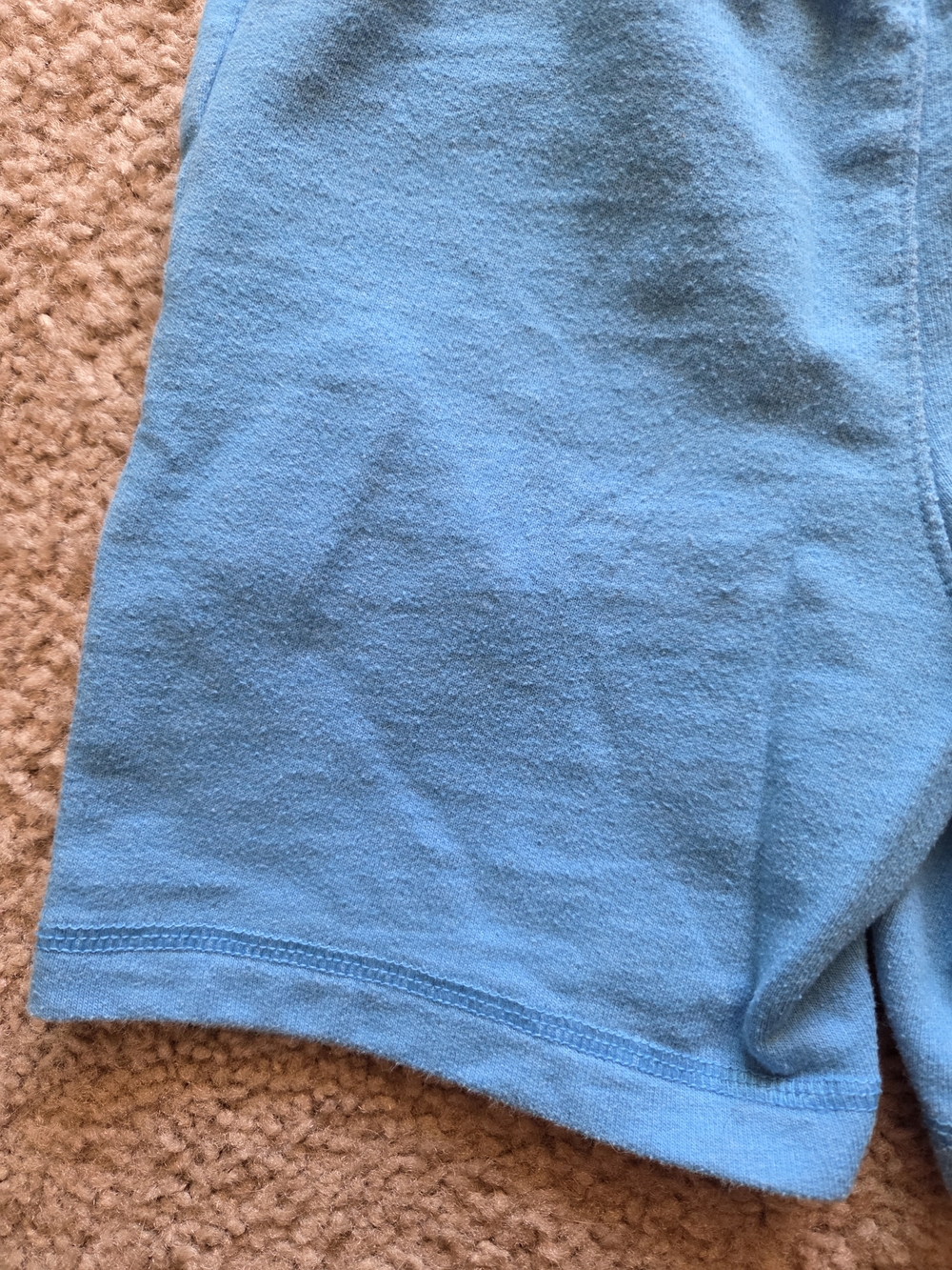 Cat & Jack Boys Blue Shorts with Navy Waistband and Yellow Drawstring Size 4T - Picture 10 of 11